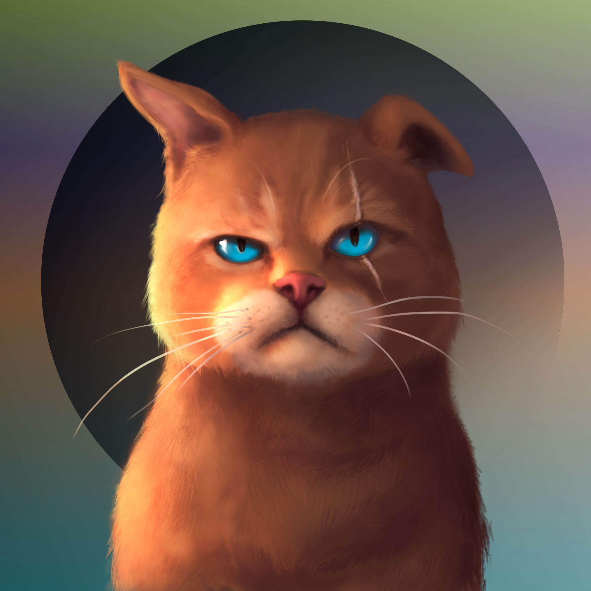 Gangsta Cat #17 static token preview
