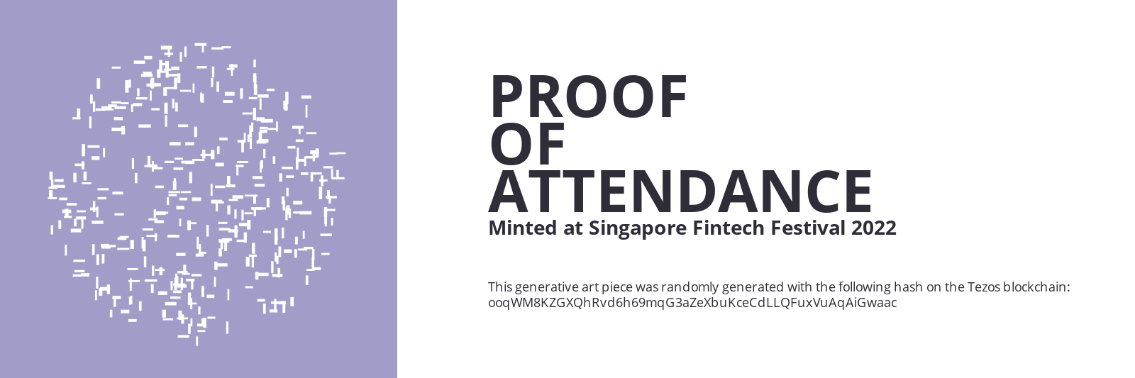 SFF2022 Proof of Attendance Token #1372 static token preview