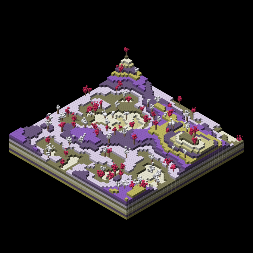 Pixel Topography #16 static token preview