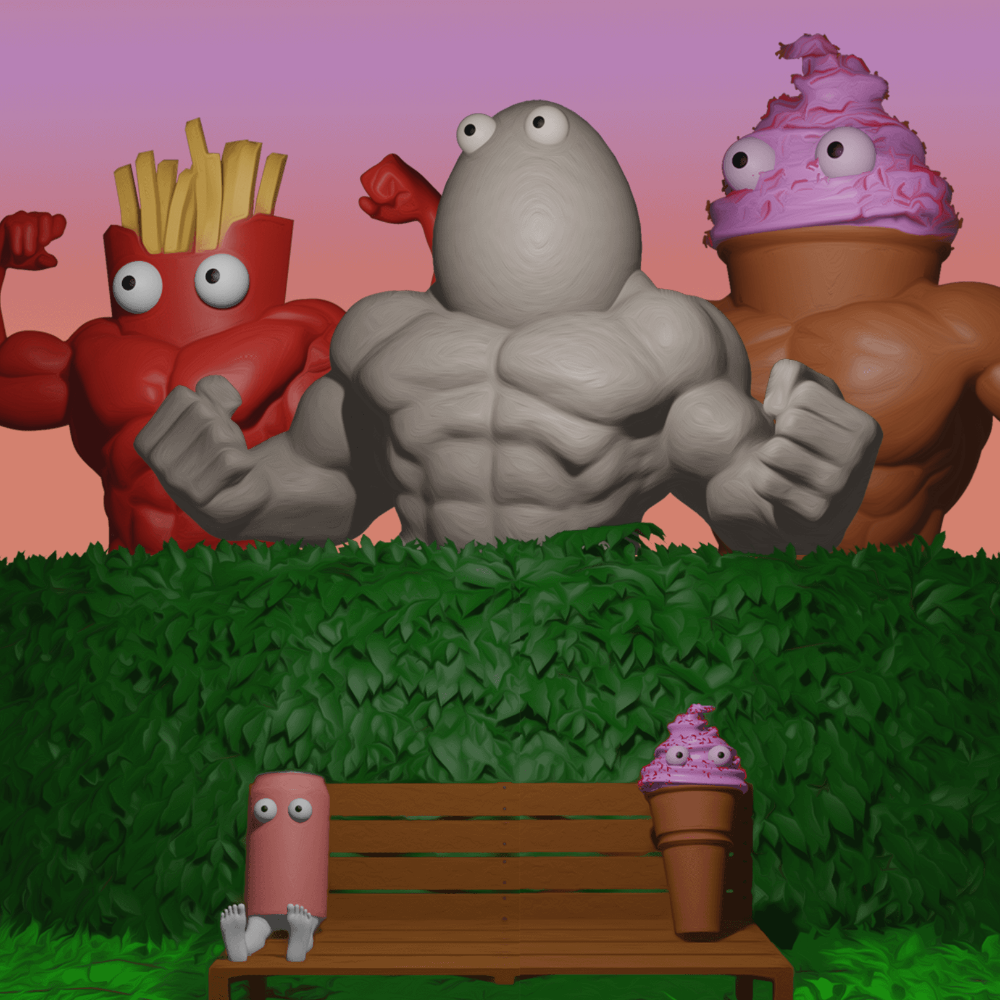 Buff Bois #7 static token preview