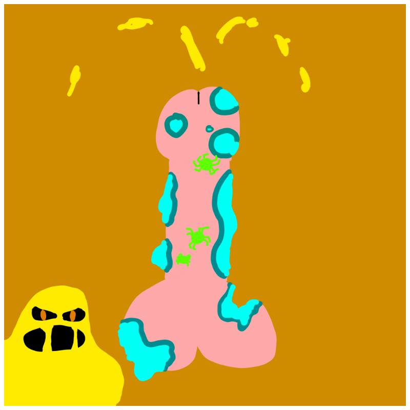 Decayed Dickgenerative Art #51 static token preview