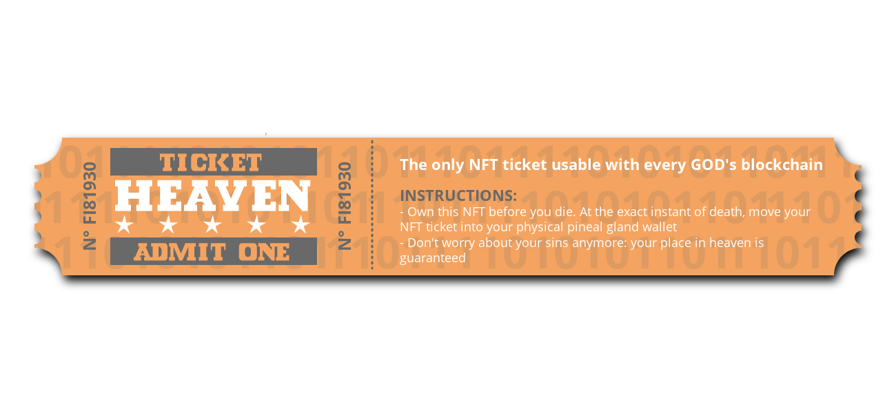 Ticket to Heaven #10 static token preview