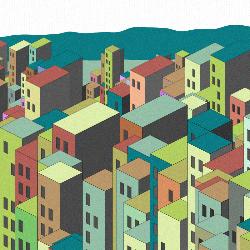 Coloured City #7 static token preview