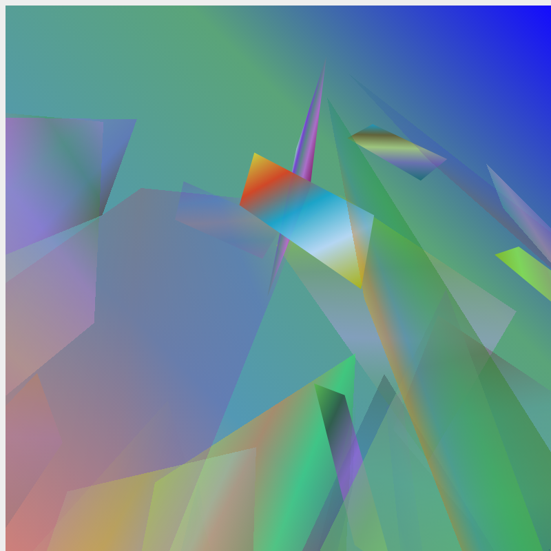 random divs with gradient and perspective #16 static token preview