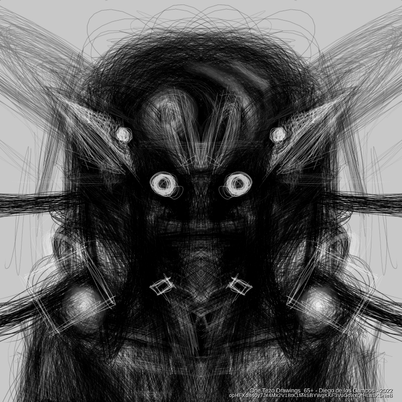 One Tezo Drawings_65+ #4 static token preview