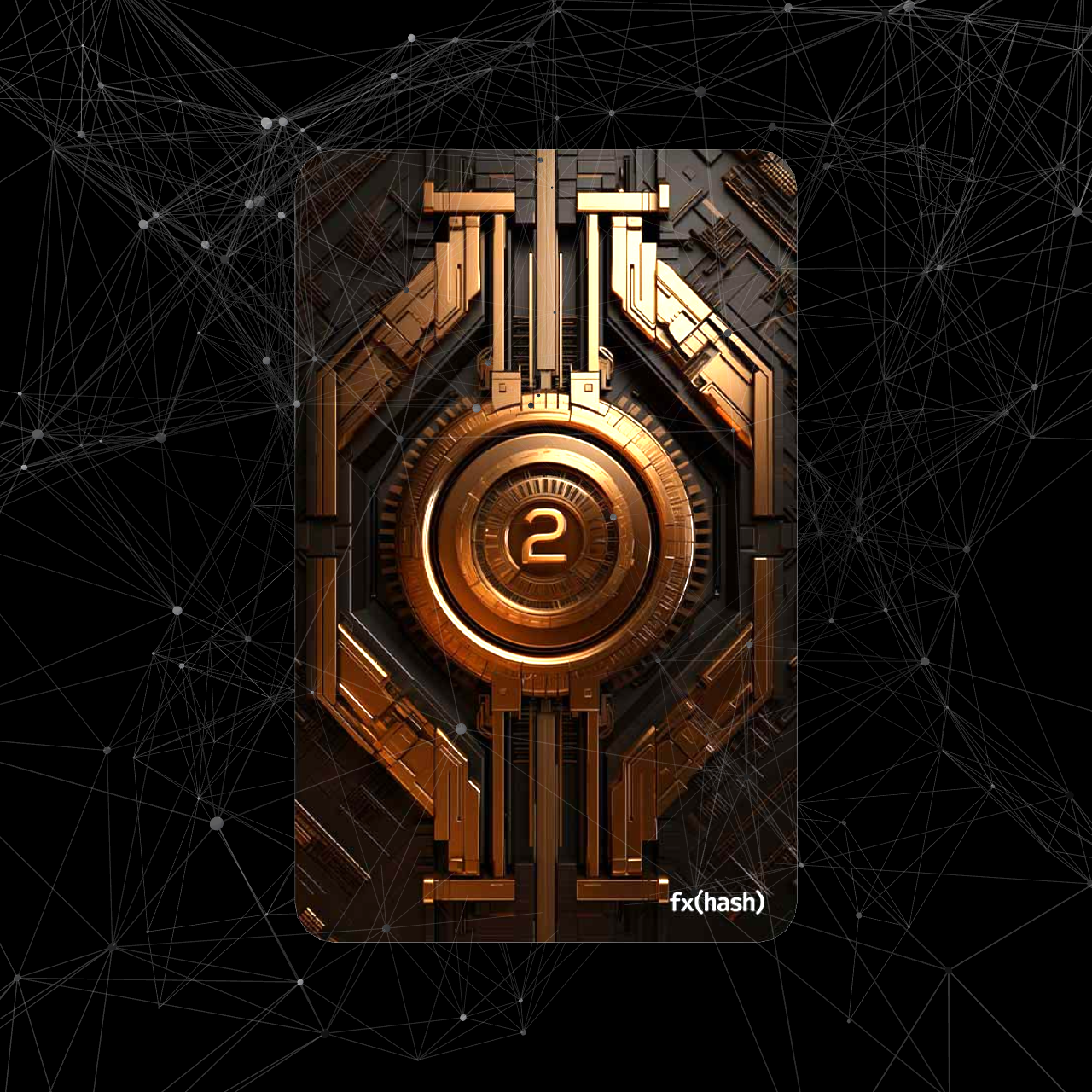 FXHash 2.0 Card #5 static token preview