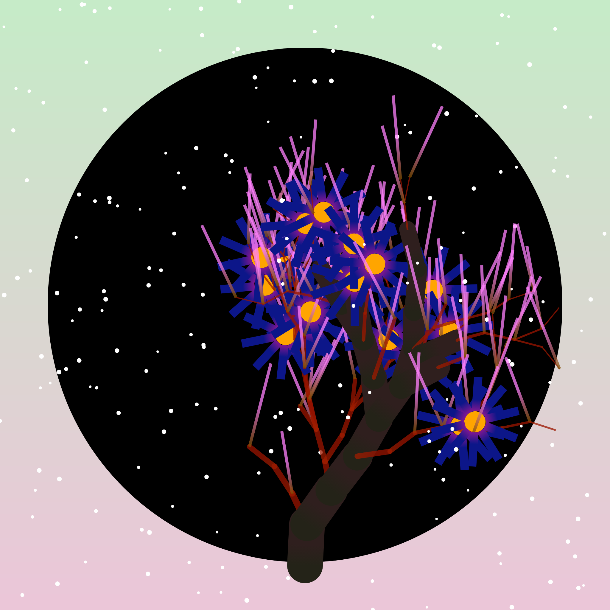 Some generative winter trees #9 static token preview