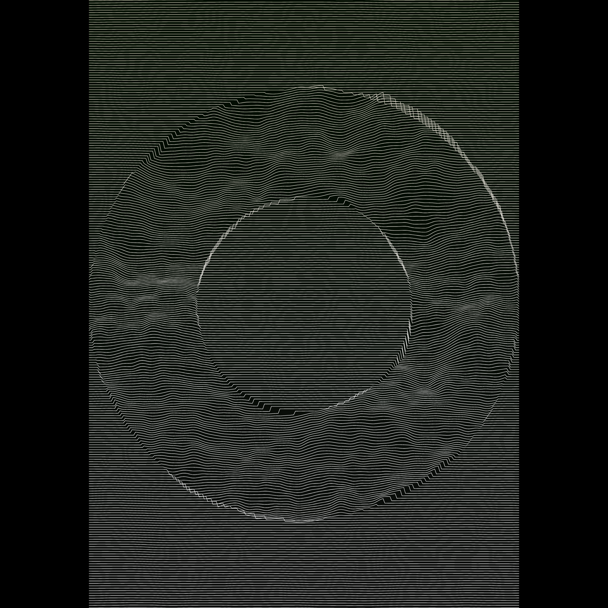 Waves Circle (For Plotter) #17 static token preview
