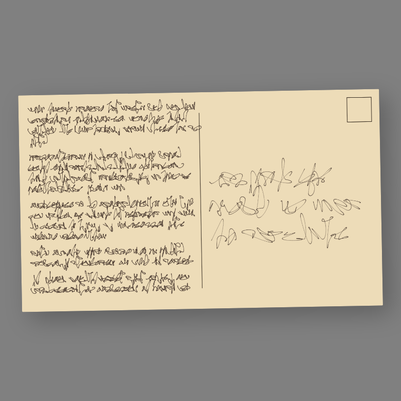 Unmailed Postcards #19 static token preview