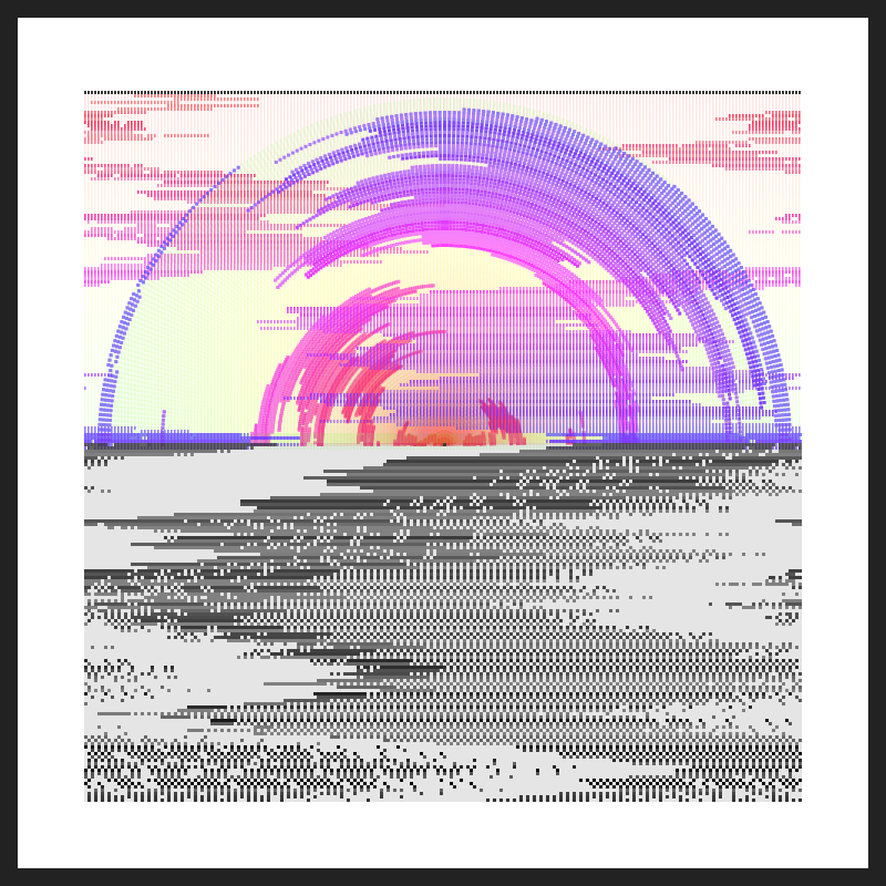 Glitch Acuarela #17 static token preview