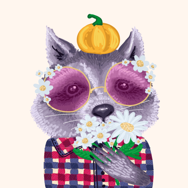 Cool Raccoon Collection #37 static token preview