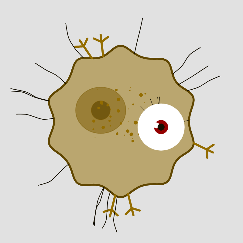 Virus generative #20 static token preview