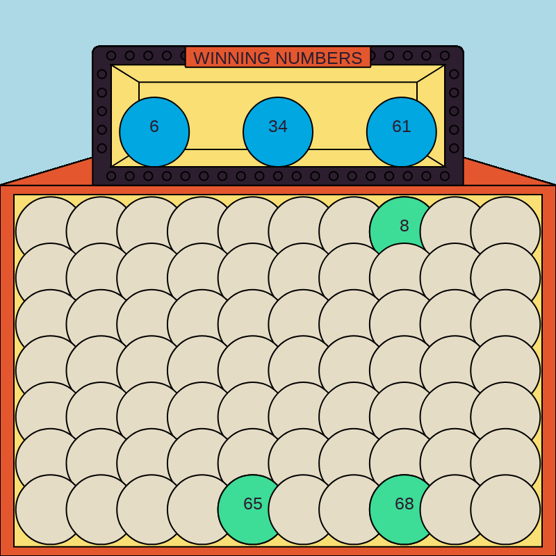 NFT Millions Lotto 04 #1 static token preview