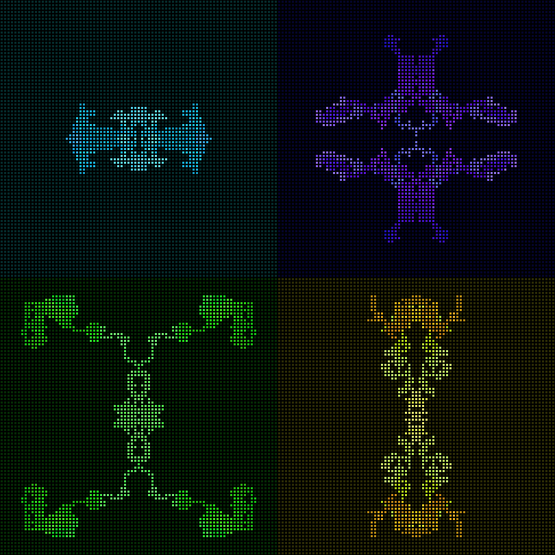 Dither Creatures 2x2 #18 static token preview