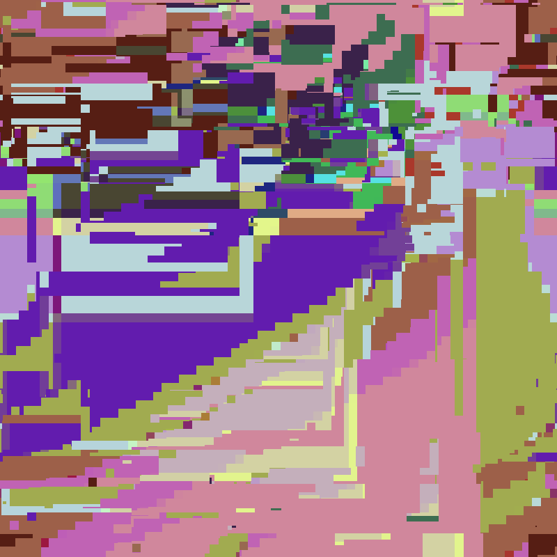Cascade automata, pixel nature #12 static token preview