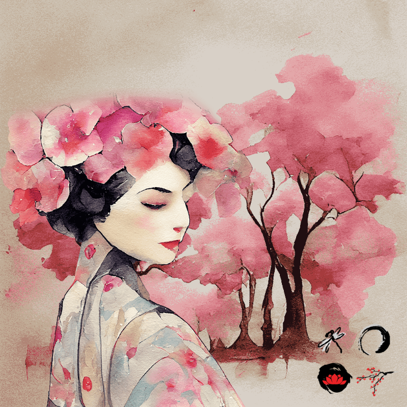 Pink Geisha #2 static token preview