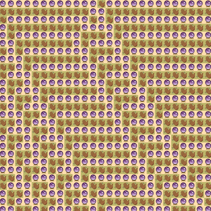 Elementary Cellular Emoji Automata #20 static token preview