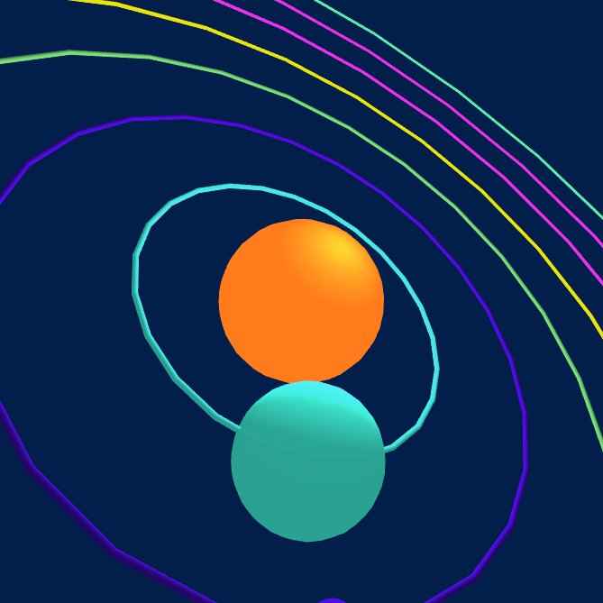 Generative solar system #3 static token preview