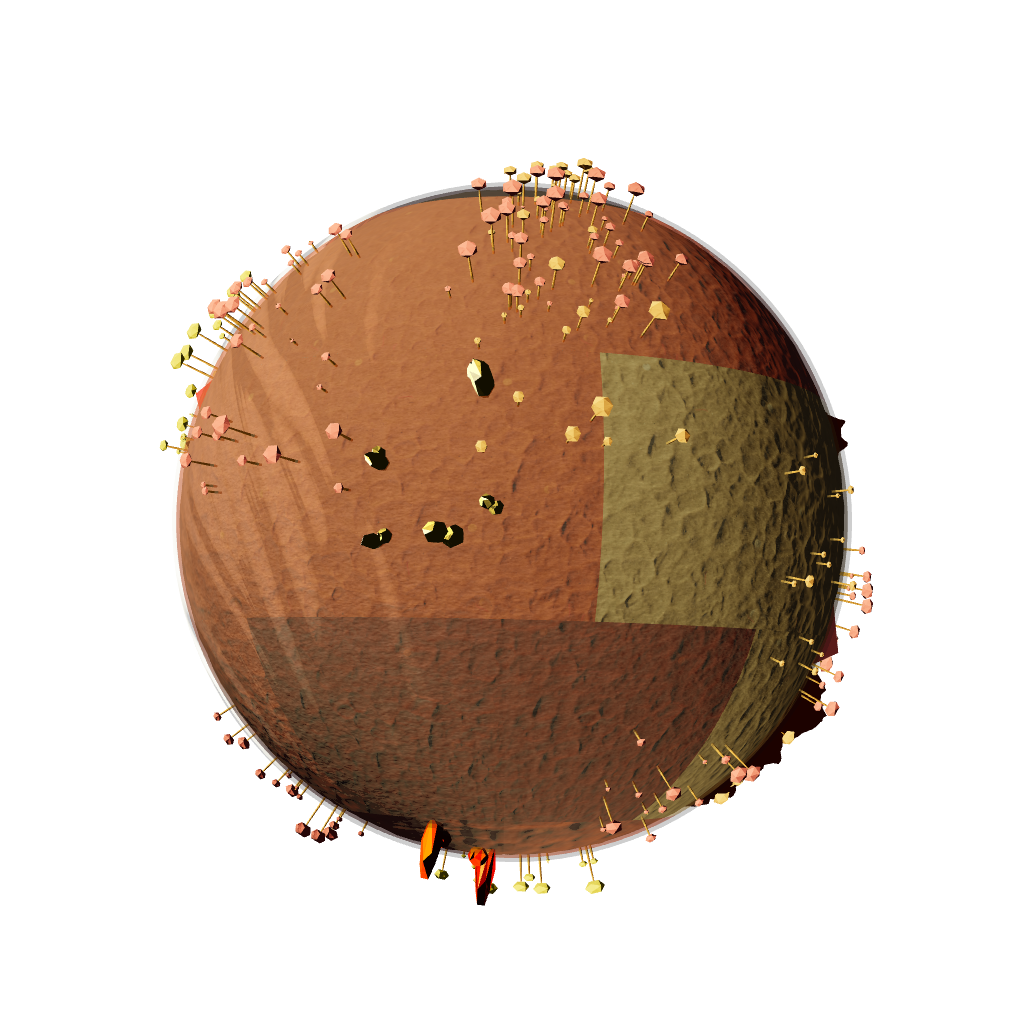 Exoplanets in texture #21 static token preview
