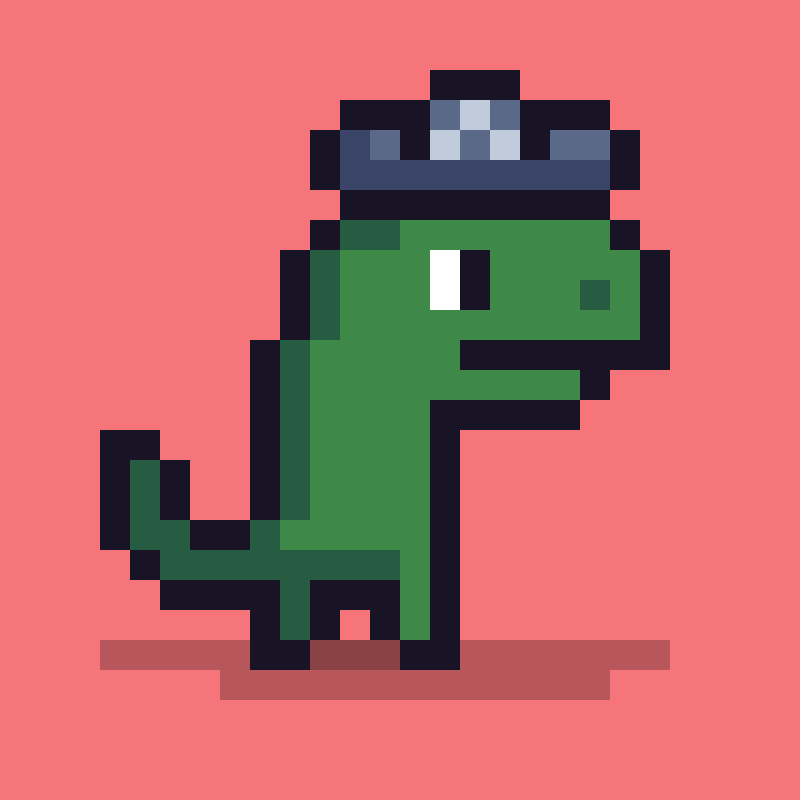 Pixel Dinos #18 static token preview