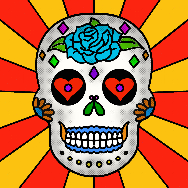 Sugar Skulls #163 static token preview