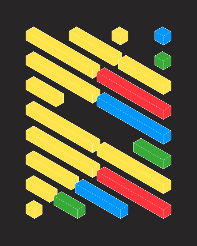 Blocky-Neon #10 static token preview