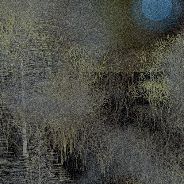 Moonlit Native Bush #110 static token preview