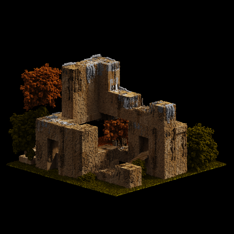 The voxel house #N1 #18 static token preview