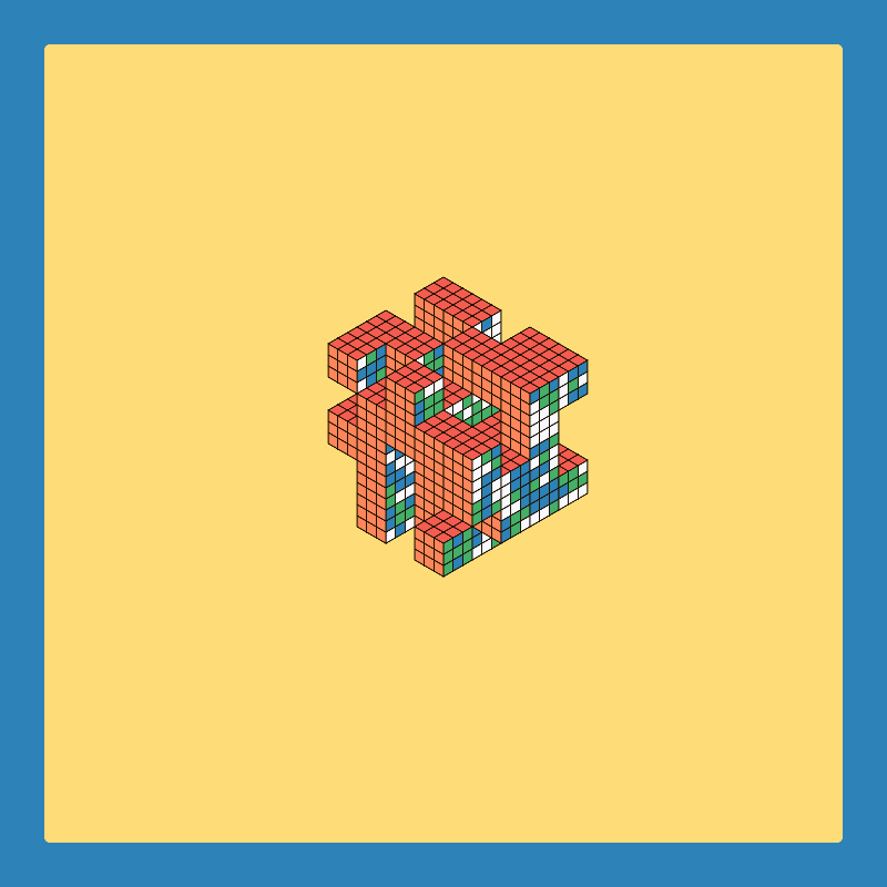 Rubik’s Fortress II #12 static token preview