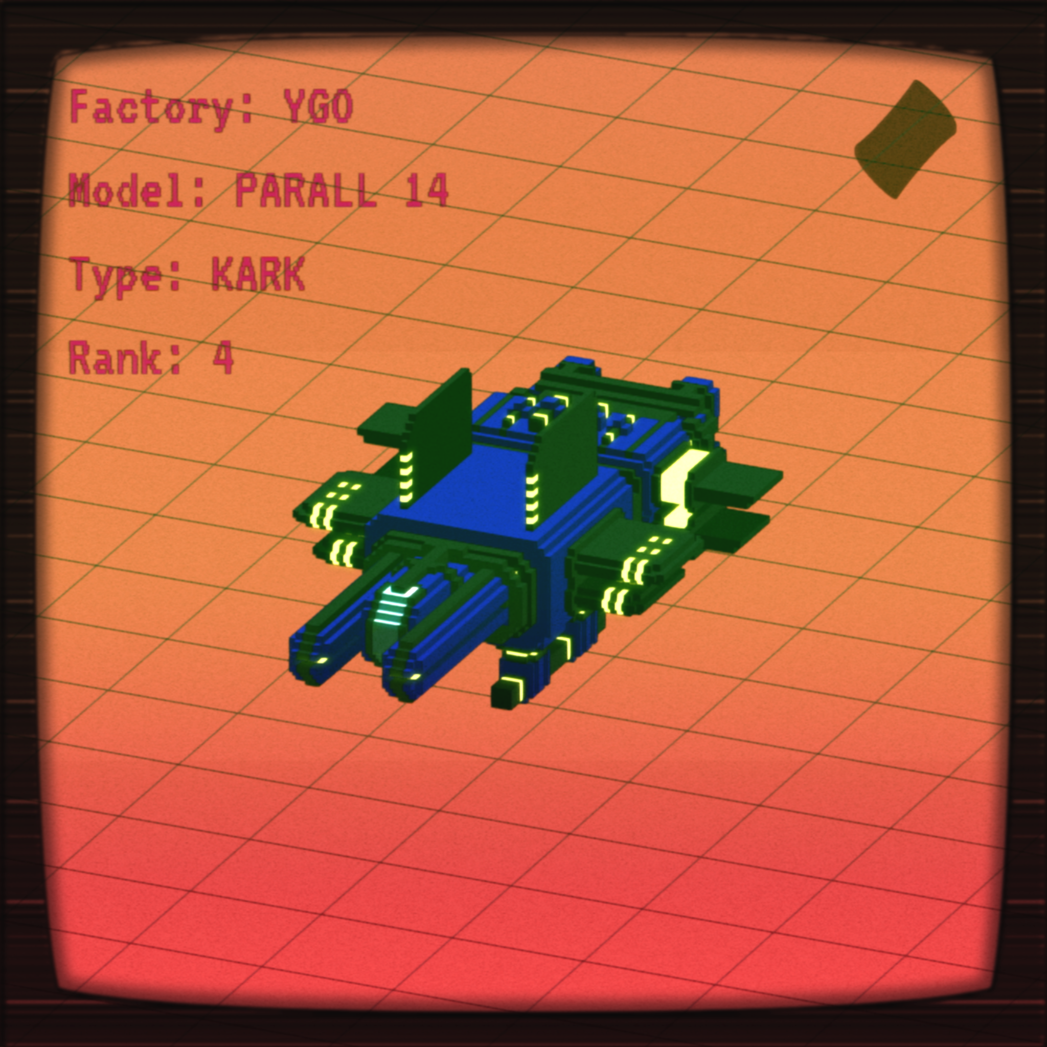 Spaceship Fair Rodeo #10 static token preview
