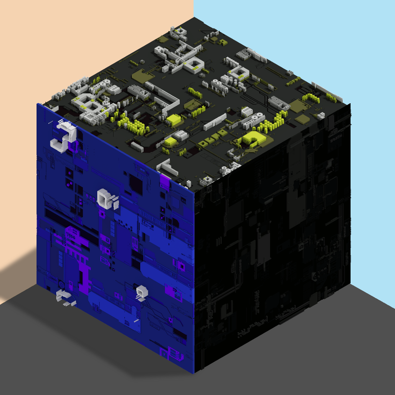 Cube generative #7 static token preview