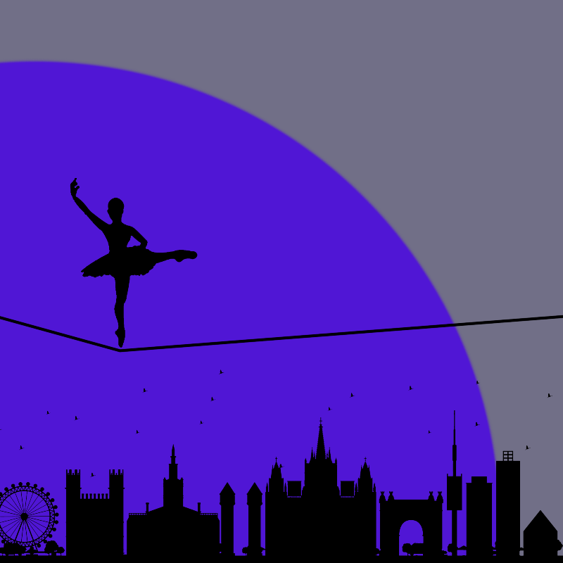 Dancing over the city #18 static token preview