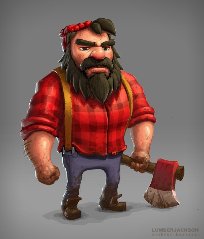 Lumberjack man avatar