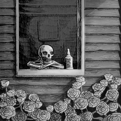 the skull roses avatar